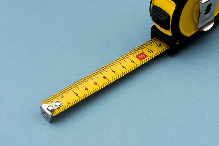 Tape measure or measuring tape