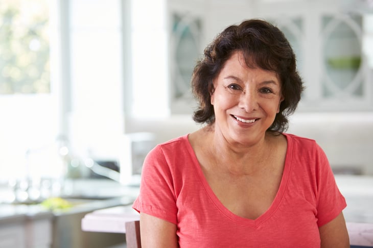 senior woman at home