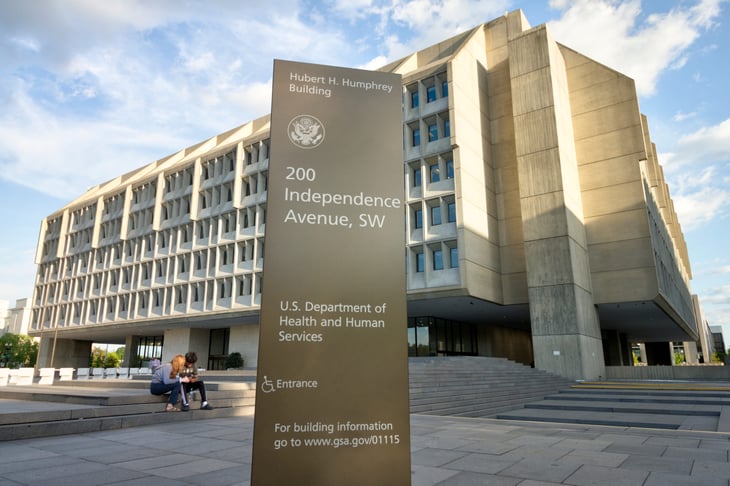 Building for the U.S. Department of Health and Human Services, HHS, federal health department