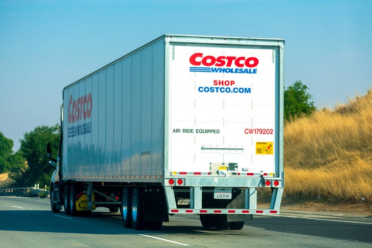 Costco delivery truck