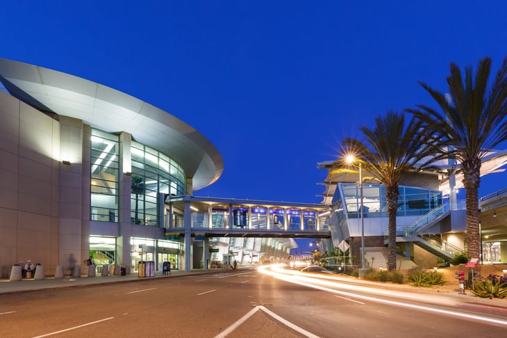 Airport in San Diego, California