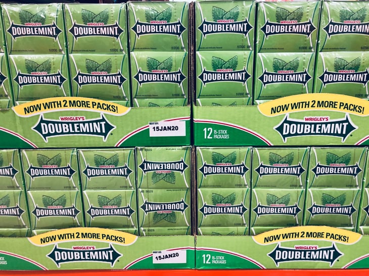 Chewing gum at Costco