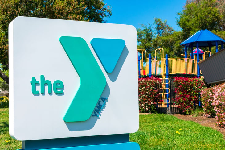 The Y or YMCA sign