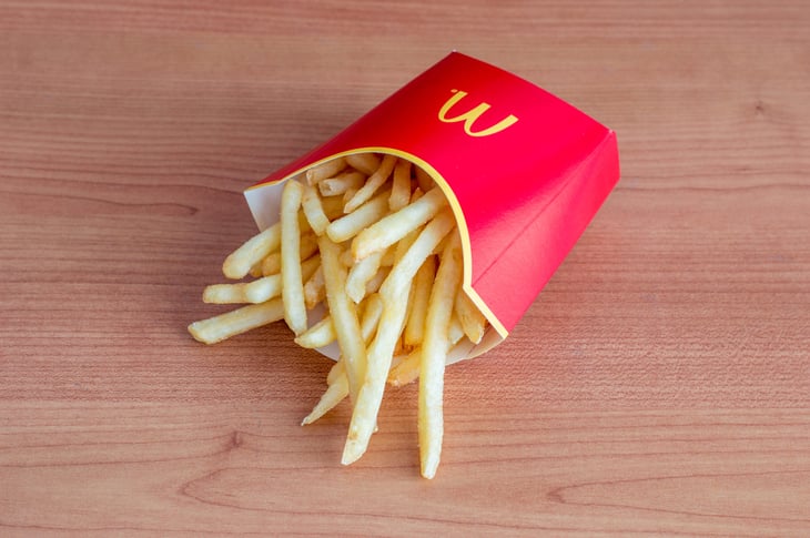 McDonald's medium fries