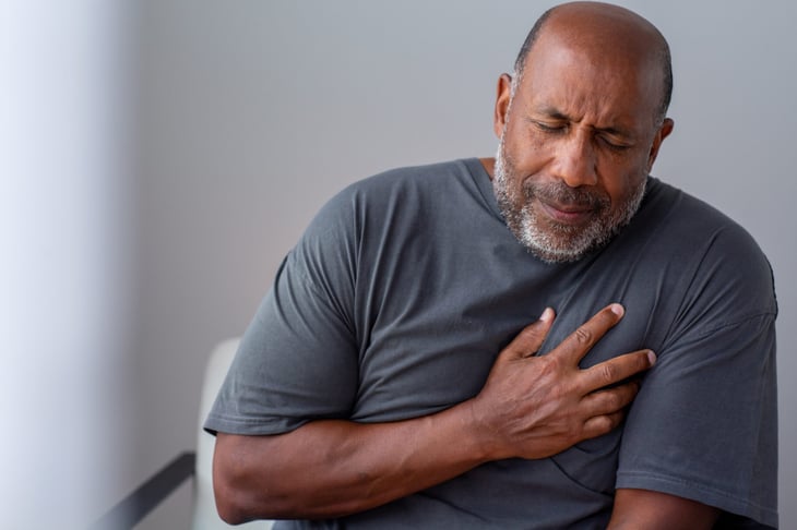 Man with heart issues