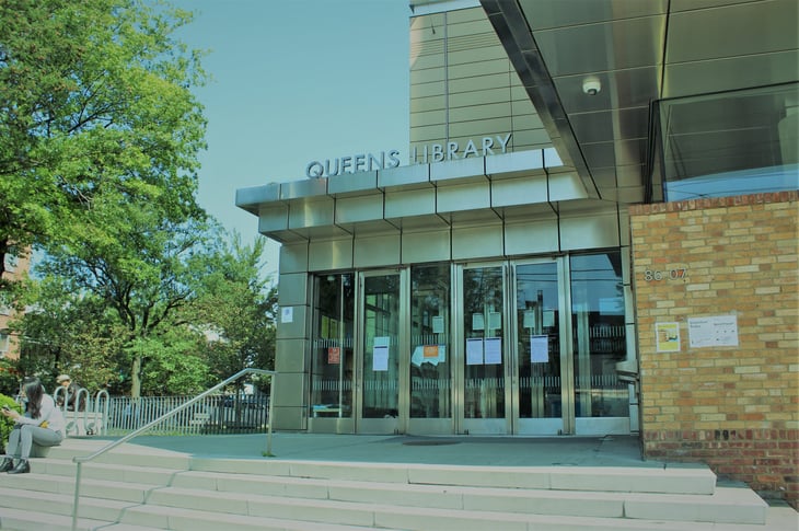 Queens Public Library in Elmhurst, New York