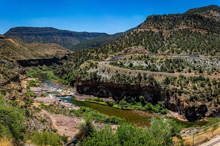 Salt River Canyon Wilderness, part of Tonto National Forest, in Arizona
