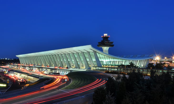3. مطار واشنطن دوليس الدولي Washington Dulles International