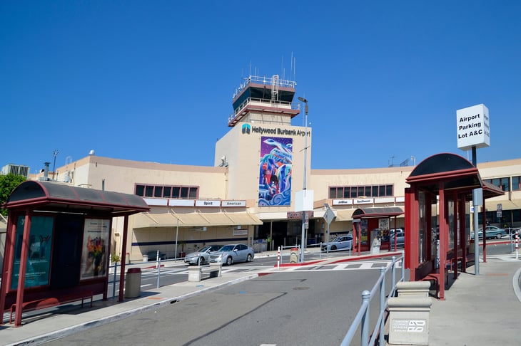 8. مطار بوب هوب هوليوود بوربانك Bob Hope Hollywood Burbank Airport