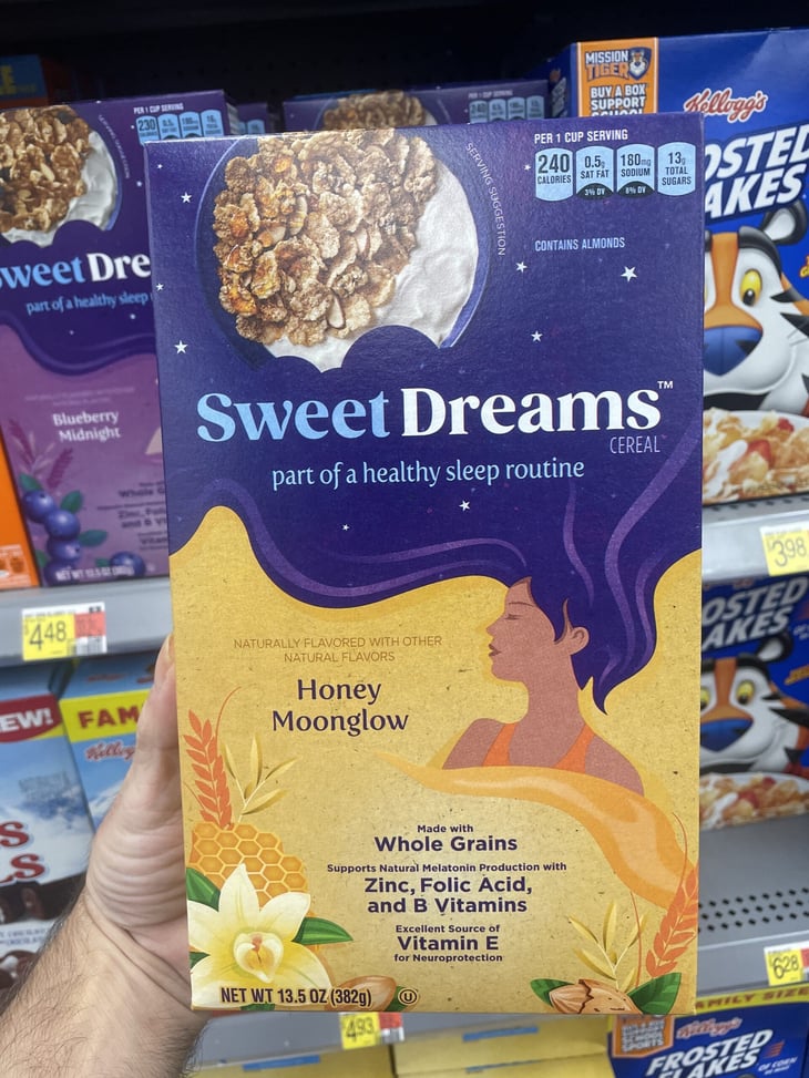 Sweet Dreams Honey Moonglow cereal