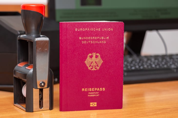 German passport from Germany