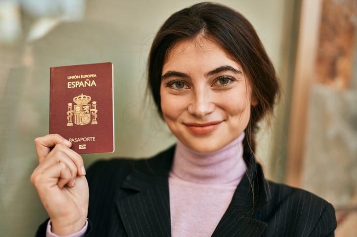 Spanish passport from Spain