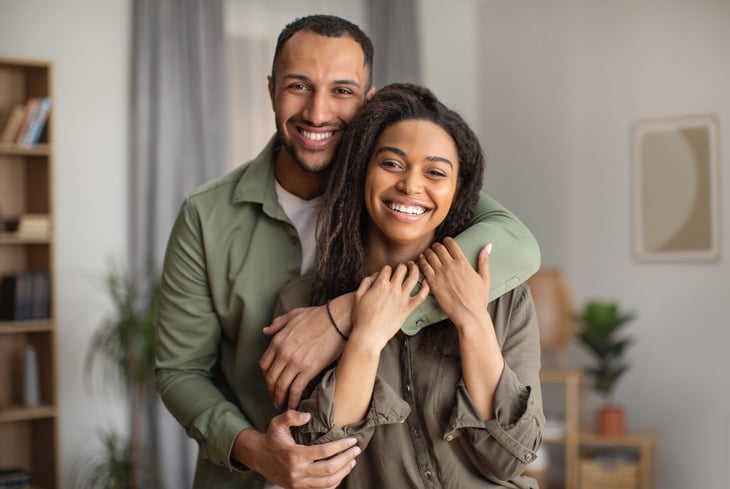 Happy young couple