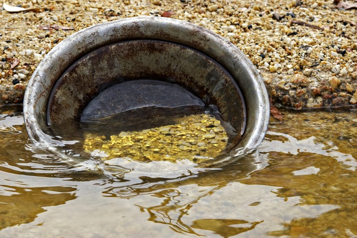 Gold panning