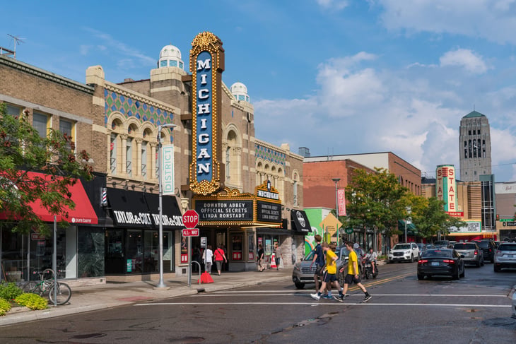 Downtown Ann Arbor, Michigan