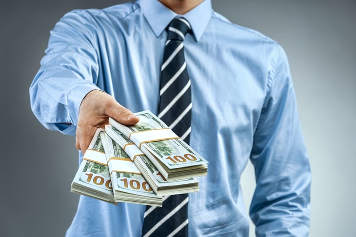 Man with Cash