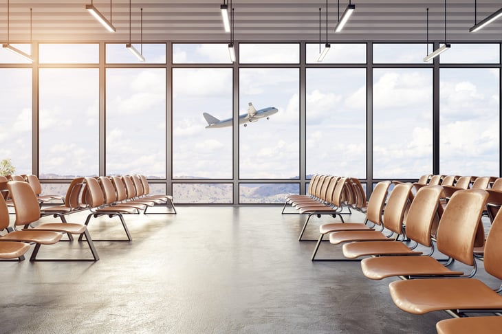Clean airport