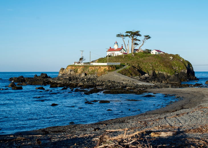 Battery Point Lighthouse in Crescent City, California