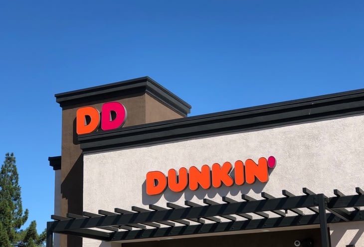 Dunkin is an American coffee and baked goods chain.