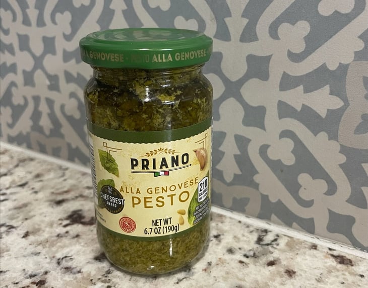 Aldi's Priano Genovese Pesto sauce