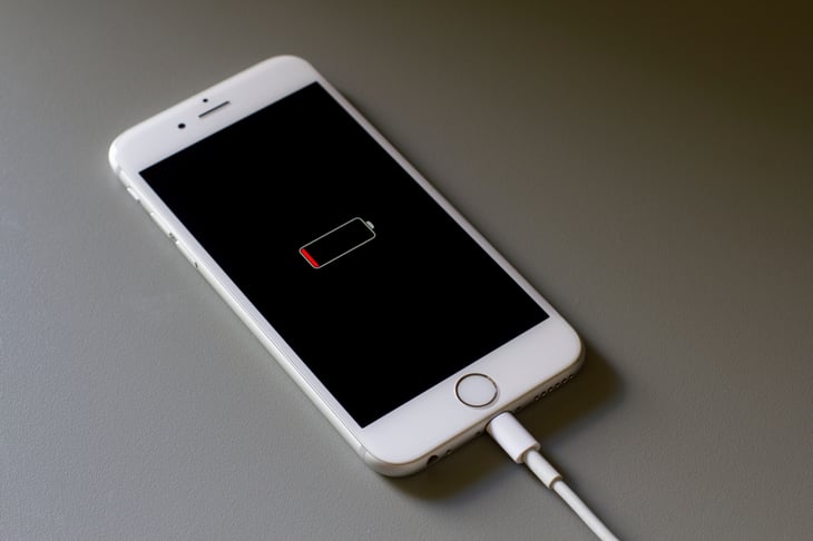 iPhone 6 charging with low or dead battery