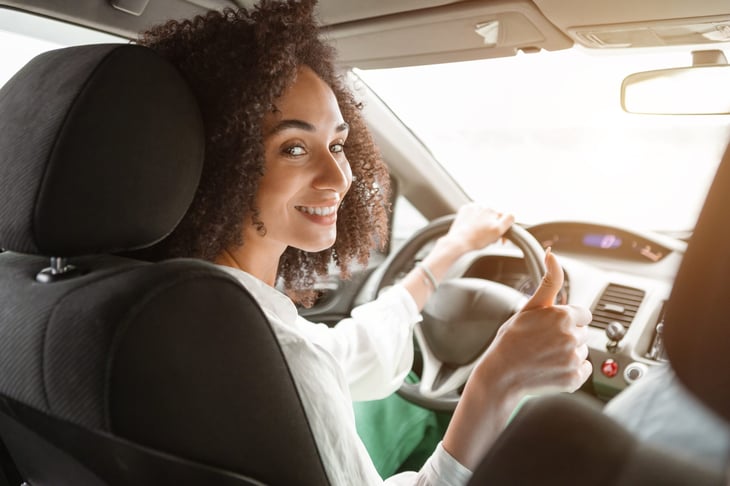 Happy driver