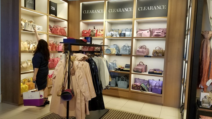 Coach store at an outlet mall