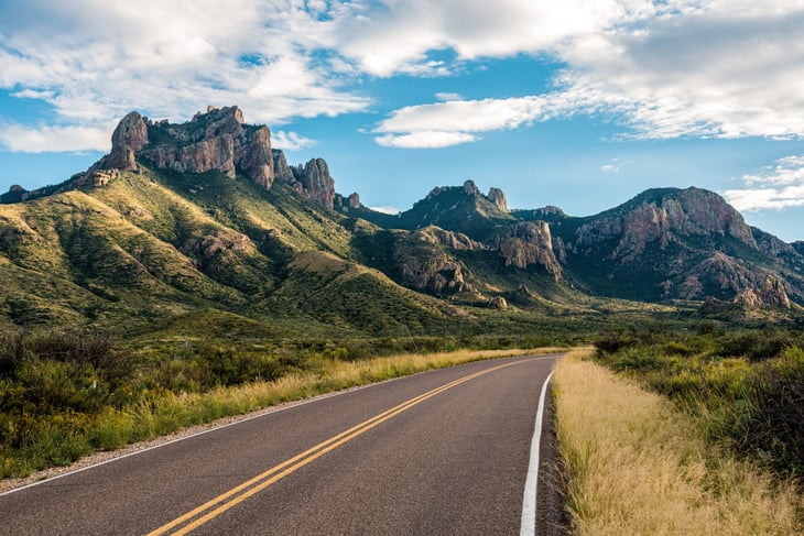 Chisos Mountains in Big Bend National Park, Texas