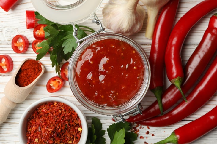 red hot sauce