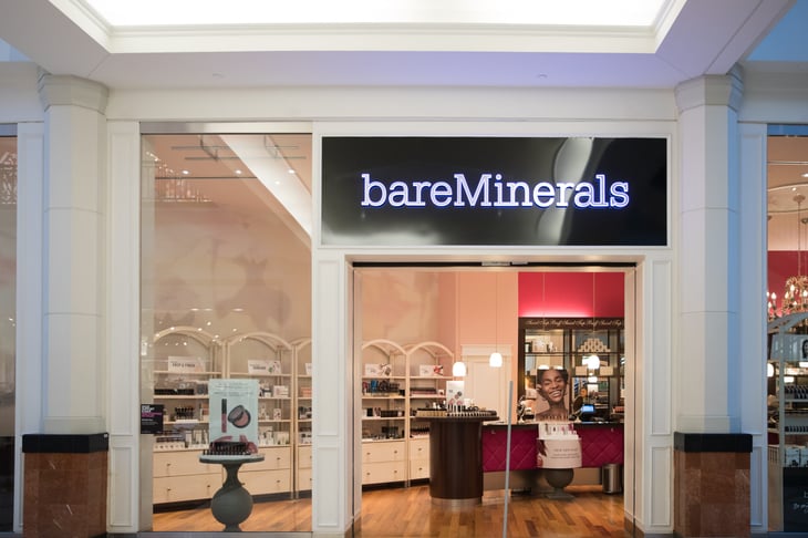 Bare Minerals retail storefront