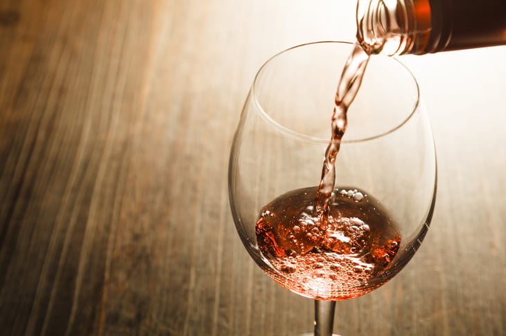 Rose wine