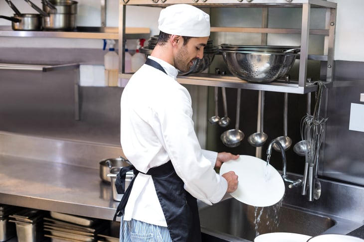 Restaurant dishwasher