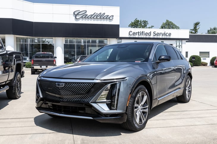 Cadillac Lyriq EV circa 2023