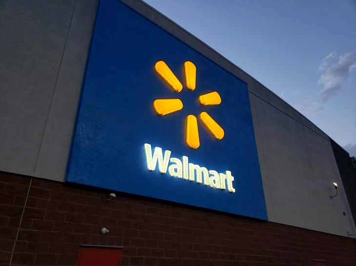 Walmart storefront