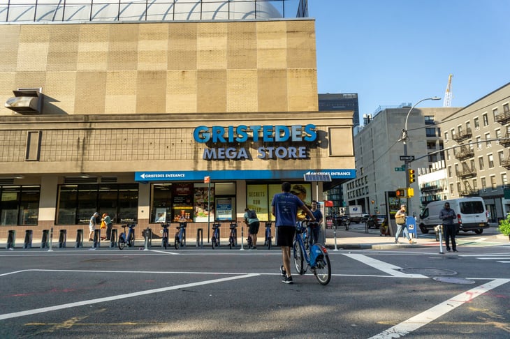 Gristedes supermarket or grocery store