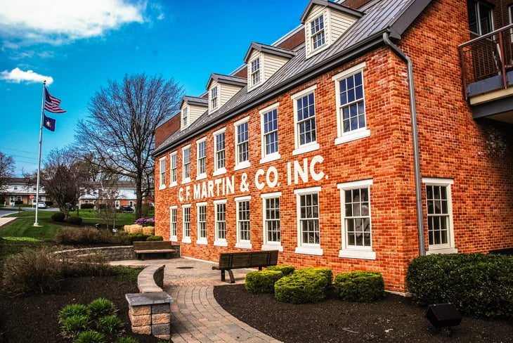 C.F. Martin guitar factory and museum in Nazareth, Pennsylvania