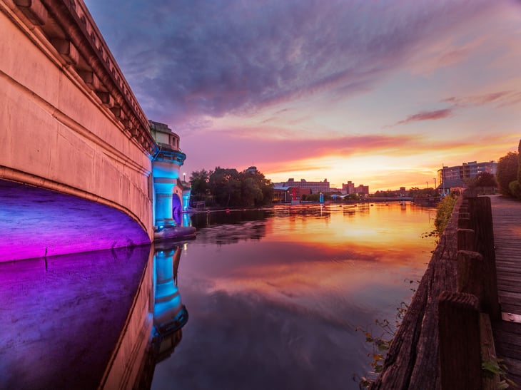 St. Joseph River, South Bend, Indiana