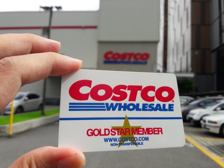 Costco membership card