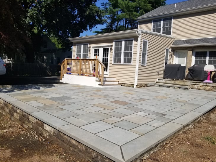 Bluestone patio