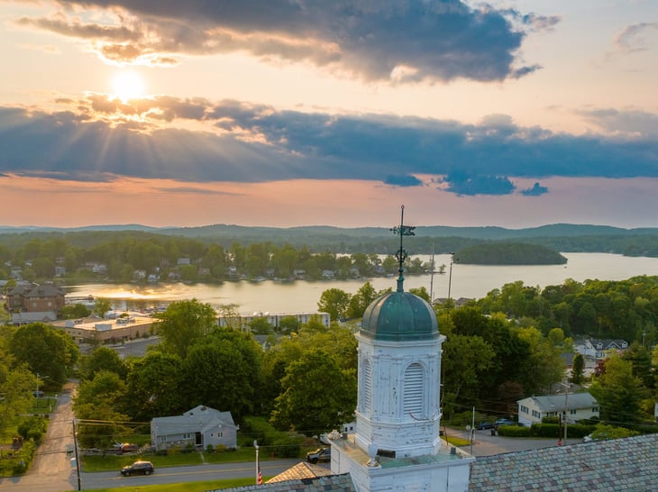 Lake Mahopac in Carmel, New York