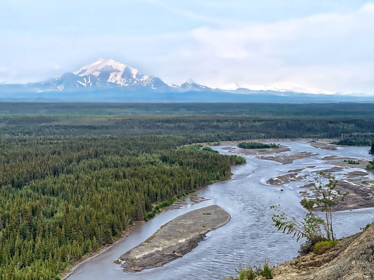 Mountain view in Alaska