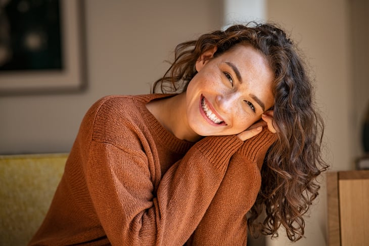 happy woman