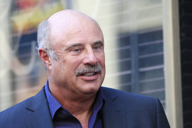 Dr Phil McGraw at a ceremony where Steve Harvey is honored with a star on the Hollywood Walk Of Fame on May 13, 2013 in Los Angeles, California