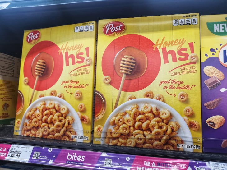 Honey Ohs cereal