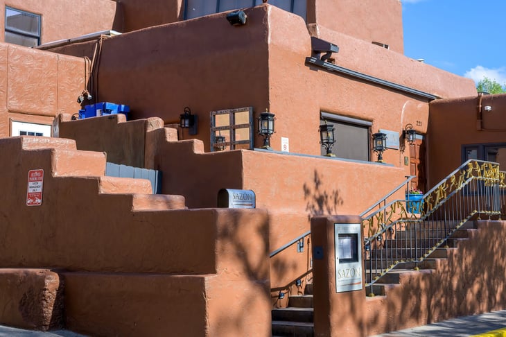Sazon restaurant in downtown Santa Fe, New Mexico