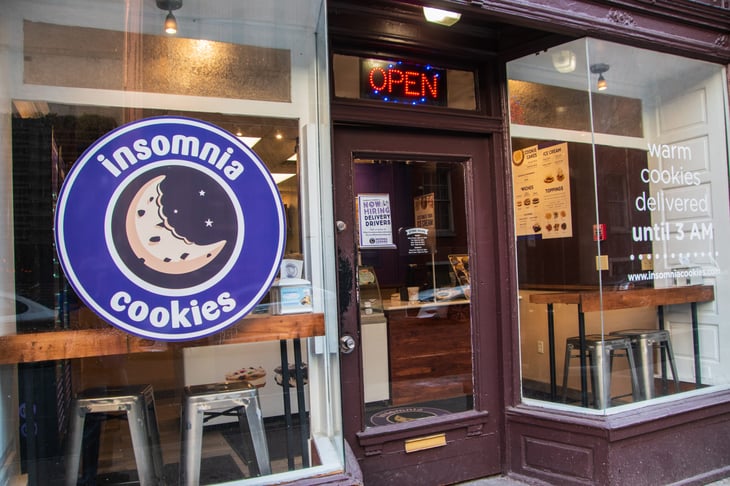 Insomnia Cookies storefront