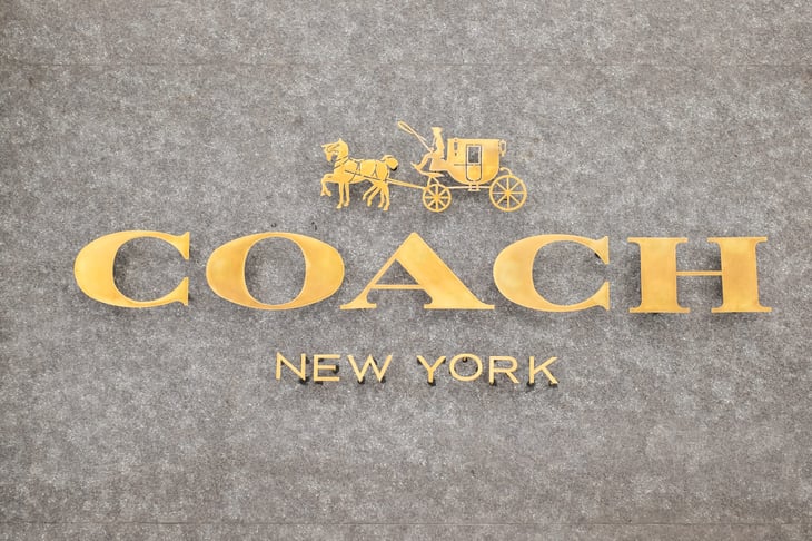 Coach logo at a store
