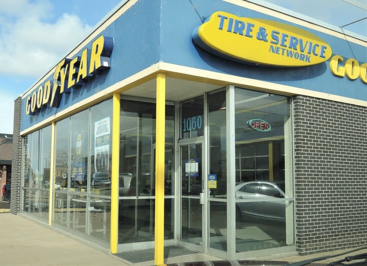 Denver, CO, USA. March 2, 2020. The Goodyear Tire & Rubber Company