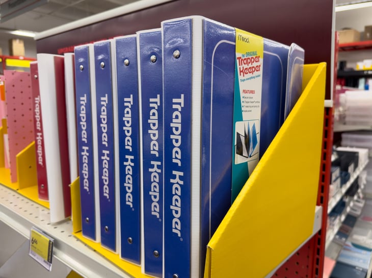 Mead Trapper Keeper binders