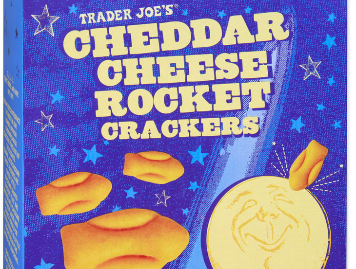 Trader Joe's Cheddar Cheese Rocket Crackers